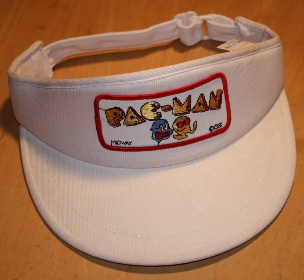 VINTAGE 1981 PACMAN MIDWAY GHOST HAT VISOR VIDEO GAME ARCADE 2